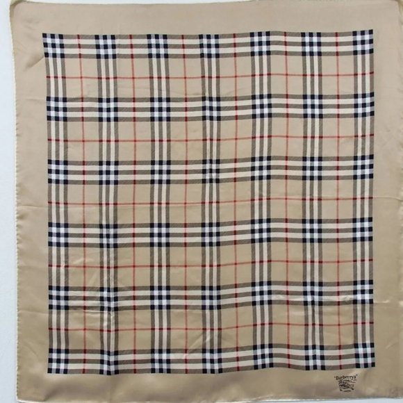 Burberry Accessories - Burberry Vintage Nova Check Silk Scarf